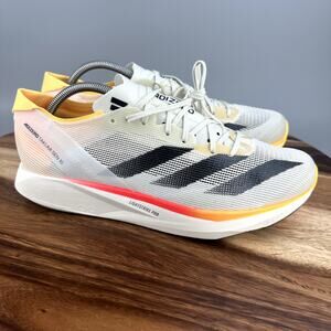 Adidas Adizero Takumi Sen 10 Men's Size 11.5 Running Shoes Ivory Black IG8202